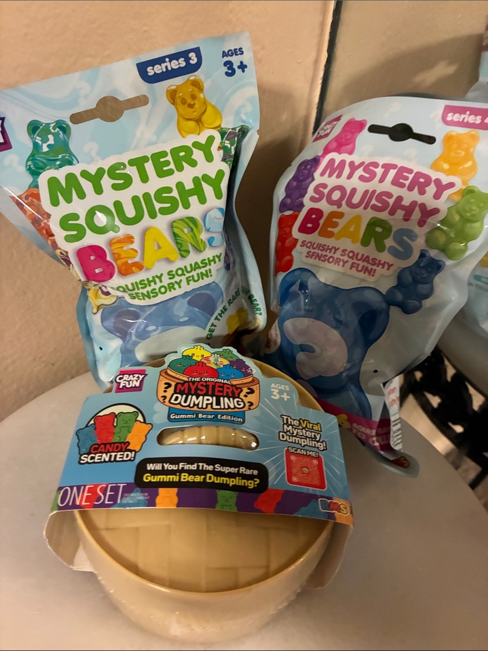 Mystery Squishy Bears & Mystery Dumpling Gummi Bear Edition - Blue